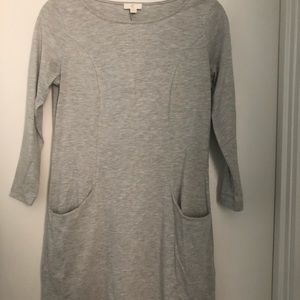 Grey dress with pockets